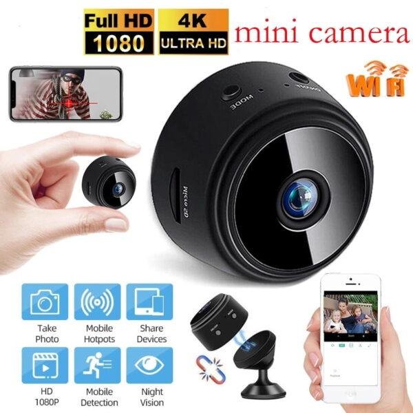 Mini Camera A9 WiFi Camera 1080p HD Micro gravador de voz visão noturna Wireless Mini Camera IP