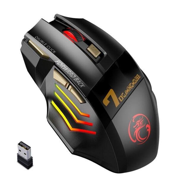 Rechargeable Wireless Mouse Bluetooth Gamer Gaming Mouse Computer Ergonomic Mause With Backlight RGB Silent Mice For Laptop PC - Imagem 8