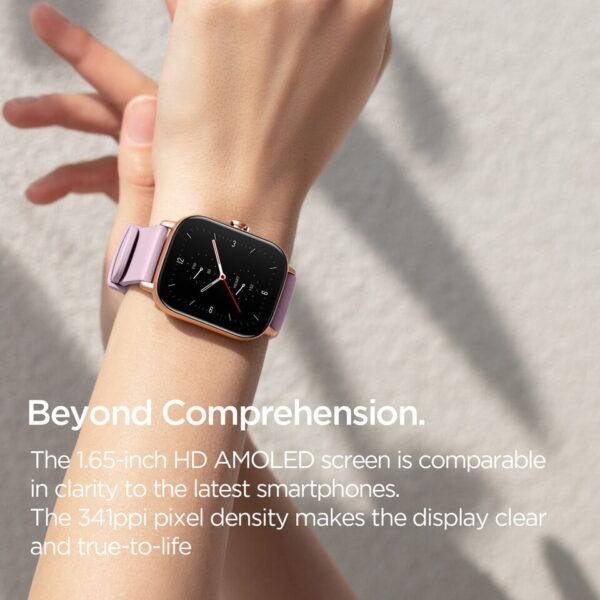 Relógio Smartwatch Xiaomi Amazfit GTS 2 A1969 modos de esportes alexa built-in 5 atm 24 dias de vida da bateria relógio inteligente para android - Imagem 3