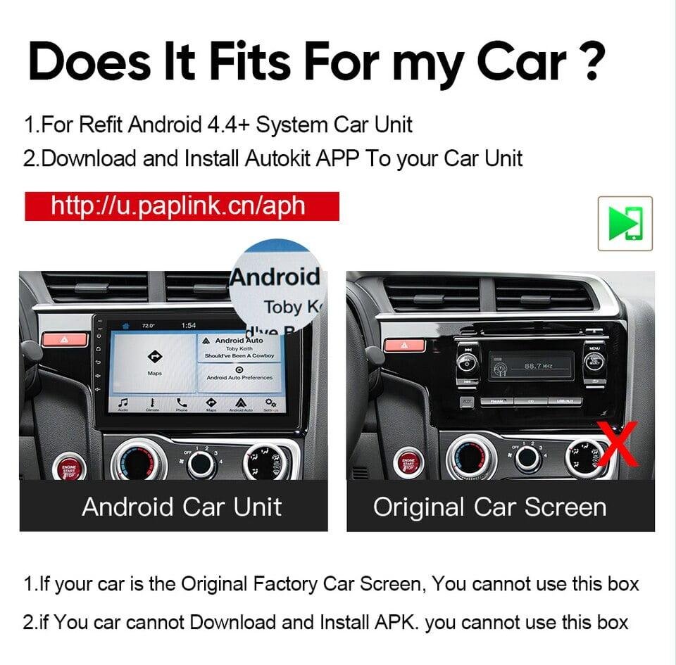 Jiuyin sem fio carplay dongle adaptador usb com fio android auto para modificar android rádio do carro ligação inteligente ios telefone interconexão - Imagem 4