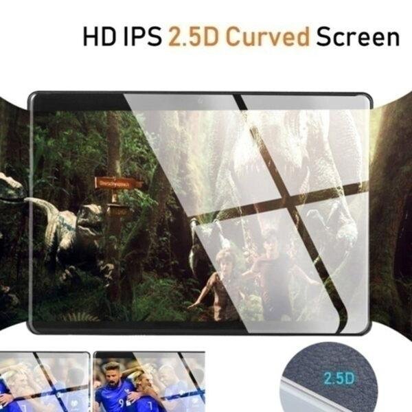 New 10.1 Inch tablet 4G+64GB WiFi Tablet PC New 4G Network Android 9.0 Arge 1280x800 IPS Screen Dual SIM Dual Camera Rear - Imagem 2