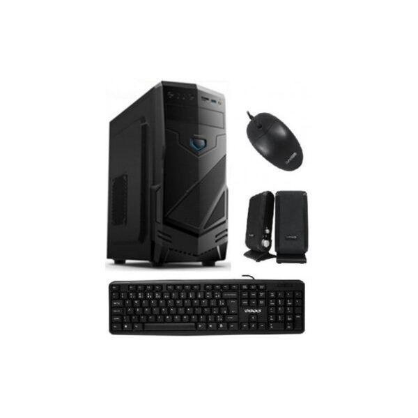Gabinete Kit Satellite K761 Fonte 200W / Speaker / Mouse / Teclado português - Preto
