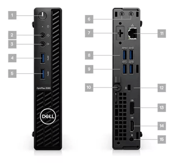 Mini Cpu Dell 3050 Intel Core I3-6100T 6º Geração | Mem 8gb SSD 240gb | Windows 10 Pro - Imagem 4