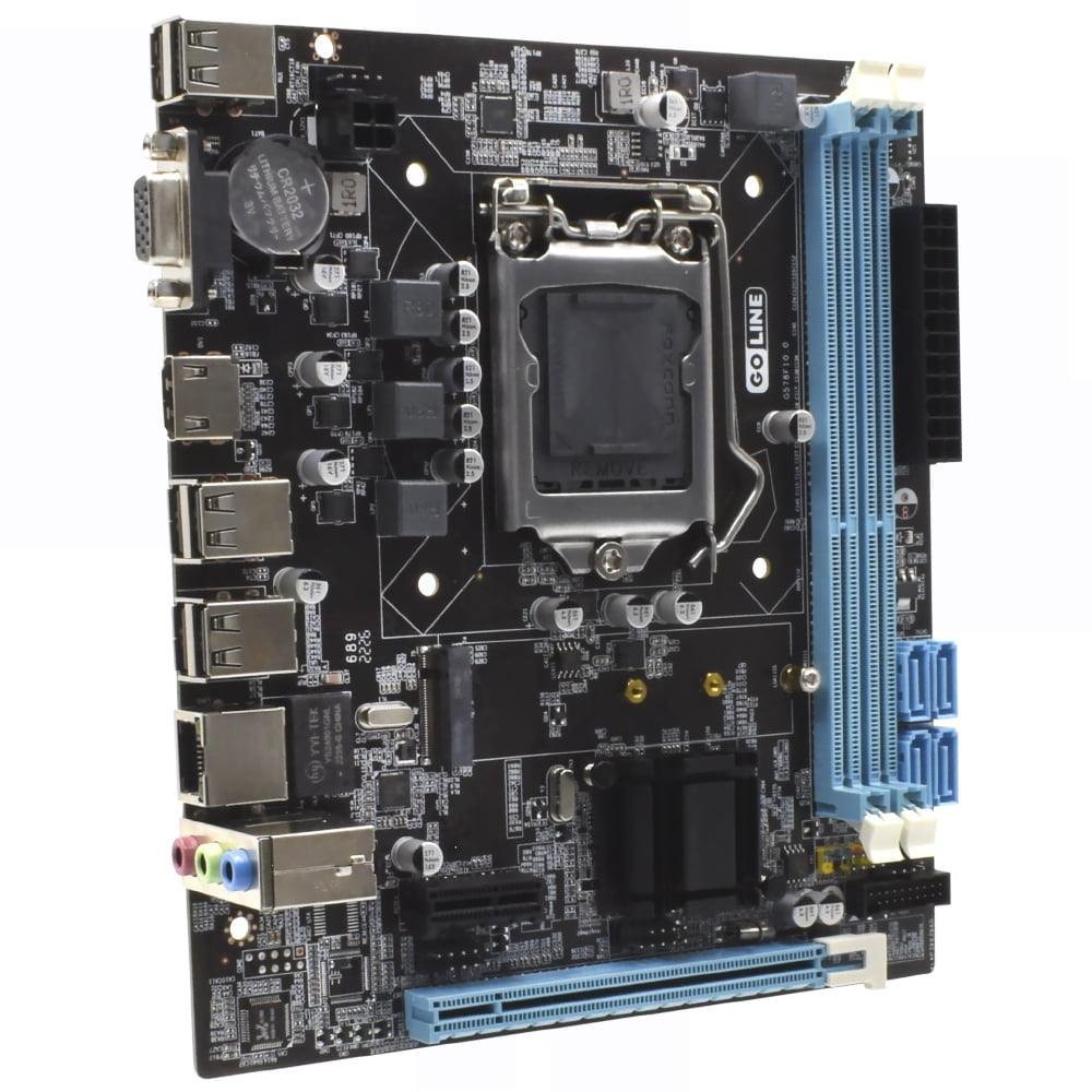 Kit Placa Mãe GoLine GL-H61M-G Socket LGA 1155/ i5 2400 3.1GHz/ Memória 8GB DDR3 1600 - Imagem 3