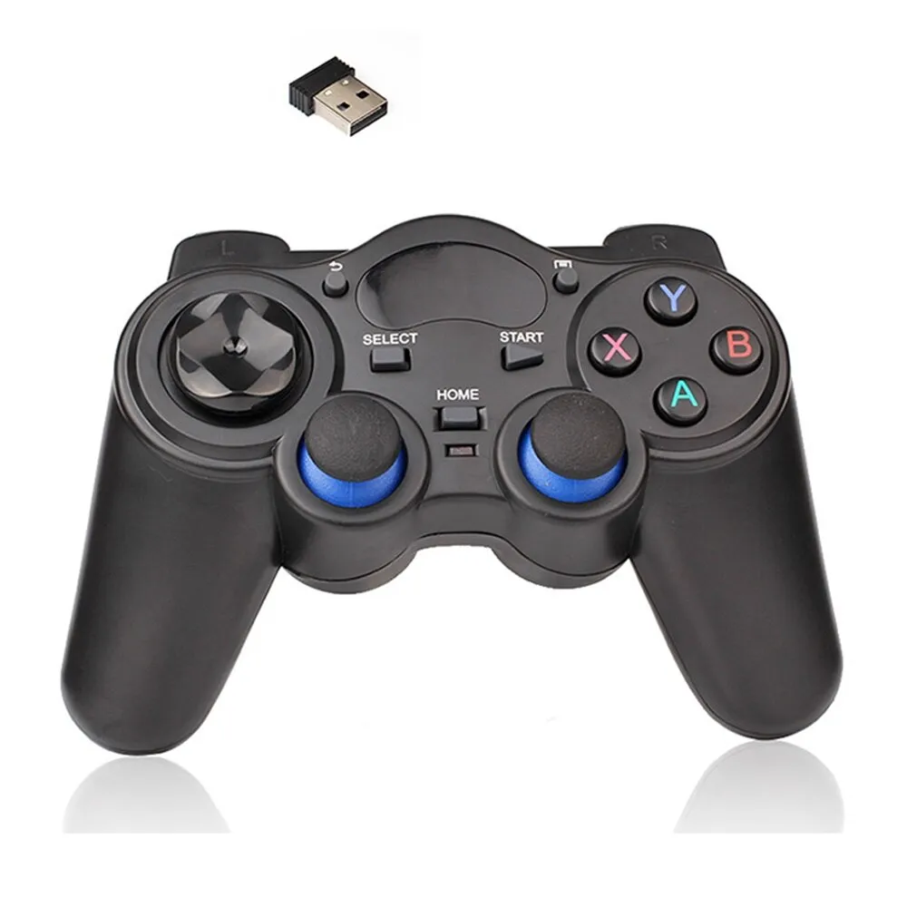 Joystick Sem Fio com Conversor OTG para P3 Android Phone Tablet PC Smart TV Box
