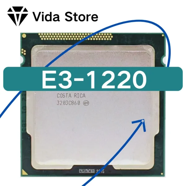 Processador Xeon E3 1220 E3-1220 3.1GHz 5 GT/s Quad-Core CPU LGA 1155