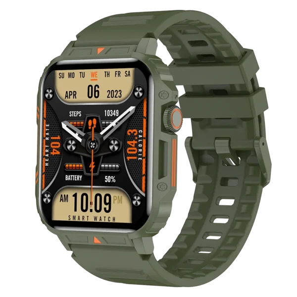 Smartwhatch Senbono 1.95 polegada militar relógio inteligente masculino bluetooth chamada  para android ios ip68 à prova dip68 água esportes - Imagem 8