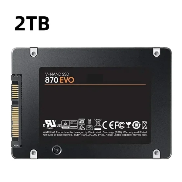 SSD externo  de 500gb, 1tb, 2tb   sata3 interface portátil unidade de estado sólido de alta velocidade para laptop e desktop 2024