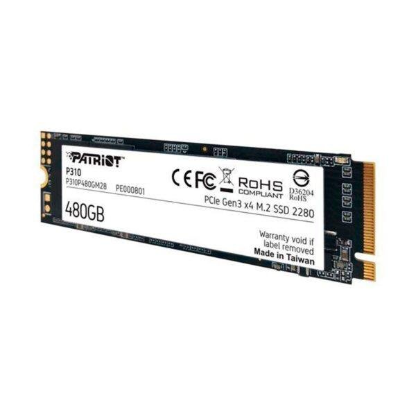 SSD M.2 Patriot 256GB, 480GB NVMe PCIe Gen 3 - P310P256,480GM28