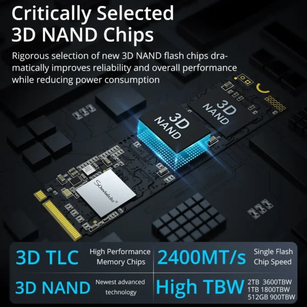 SSD m2 nvme 128gb  2280 pcie 3.0 unidade de estado sólido interno para laptop desktop console de jogos - Imagem 6
