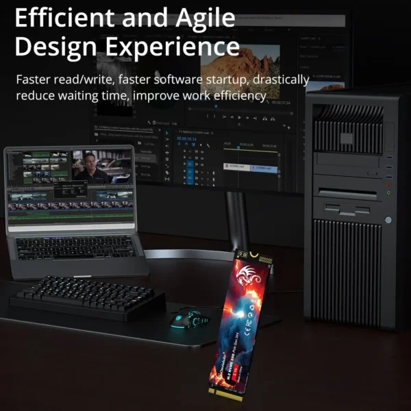 SSD m2 nvme 128gb  2280 pcie 3.0 unidade de estado sólido interno para laptop desktop console de jogos - Imagem 5
