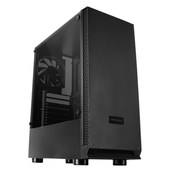 GABINETE MARS GAMING NATIVE ACRILICO BLACK