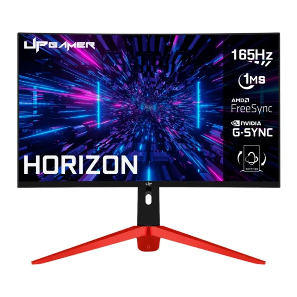 Monitor HORIZON 27" Full HD Tela Curvo RGB 165Hz 1Ms HDMI DP FreeSync  HZ27VA165WT - Imagem 6